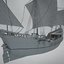 unwrapped ship 3D