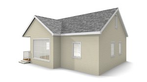 bungalow house 3D model