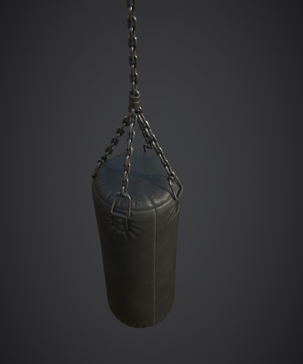 Punching bag 3D model TurboSquid 1278489