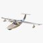 la-8 aircraft aerovolga 3D model