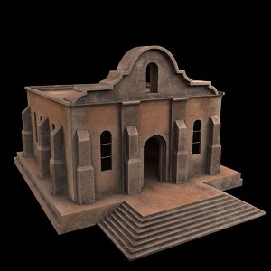 3D building church chapel