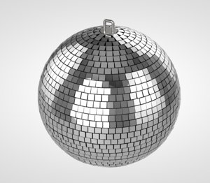 3D disco ball model