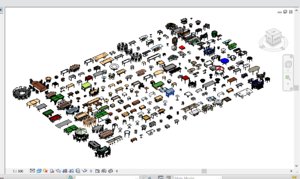 239 tables revit 2015 3D model