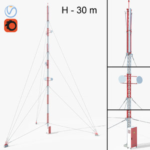 3D model communication tower