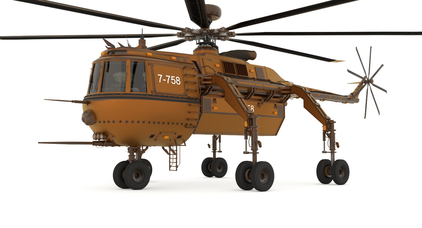 Cargo helicopters model TurboSquid 1279142