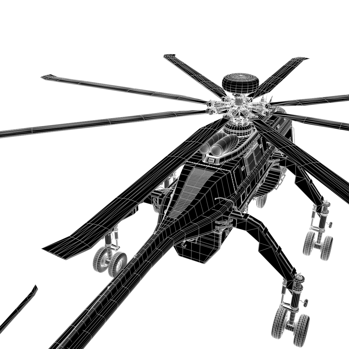 Cargo helicopters model TurboSquid 1279142