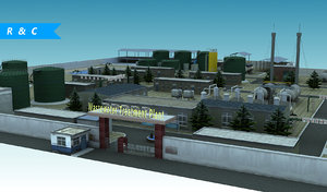 3D wastewater treatment plant