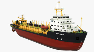 dredger vessel dci dredge 3D model