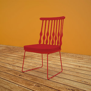 patricia chair design 3D model