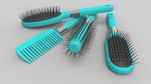 hair brush 3D model