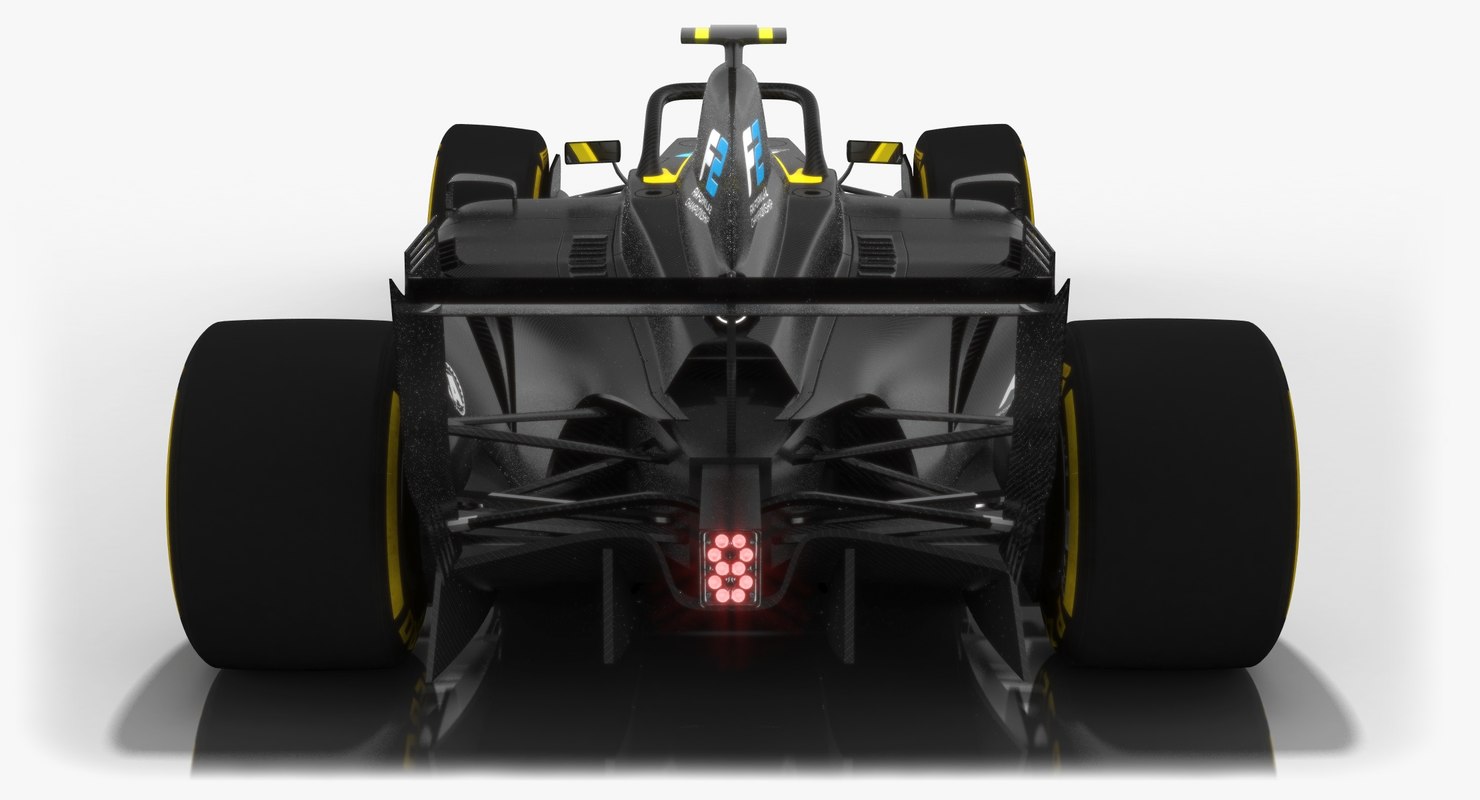 Dallara f2 2018 18 3D model TurboSquid 1279781