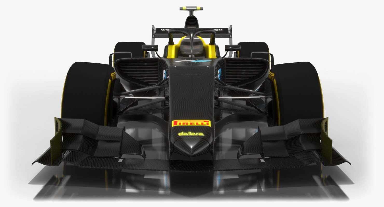 Dallara f2 2018 18 3D model TurboSquid 1279781