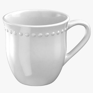 classical tableware mug 3D model
