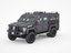 3D armored police van truck model