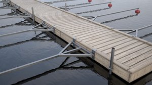 pier docks 3D model