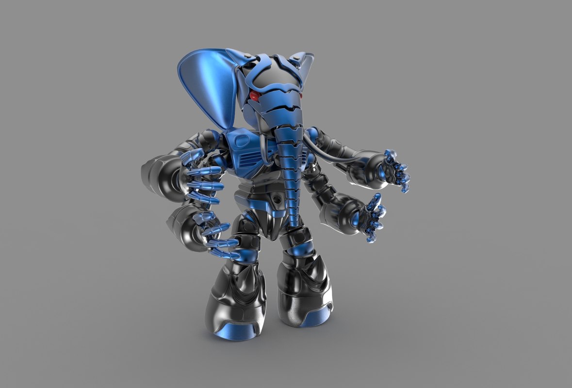 Elephant bot robot 3D - TurboSquid 1279945