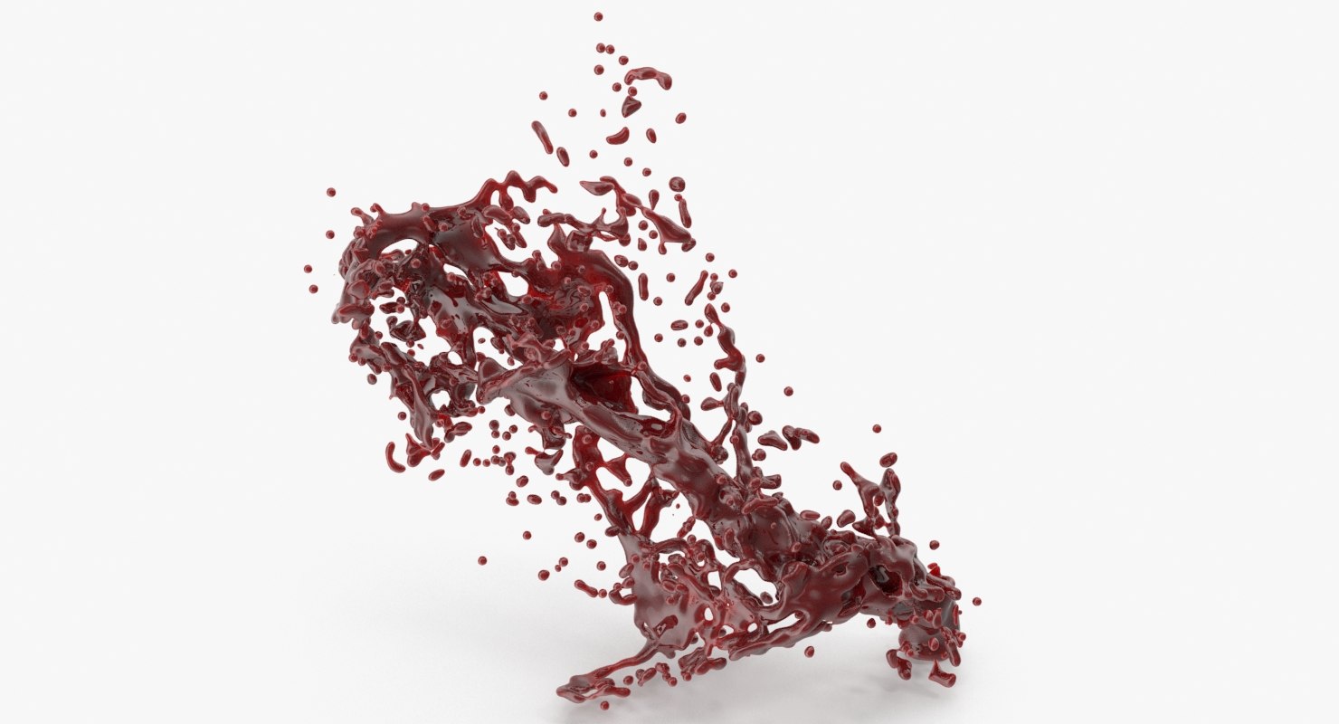 3D model blood splash TurboSquid 1280031