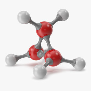 3D molecule chemistry science model