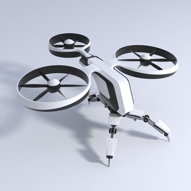 Dron drone model - TurboSquid 1280098