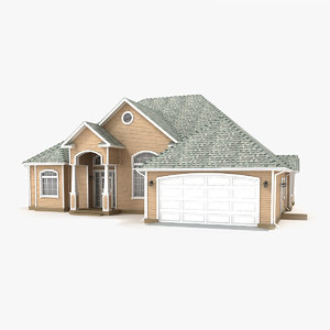 two-story cottage 59 3D model