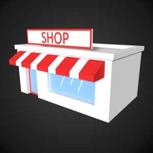 shop store 1 3D