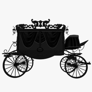 mourning coach 3D model