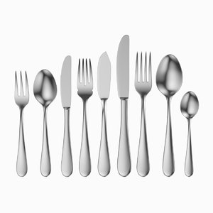 common cutlery set 9 3D model