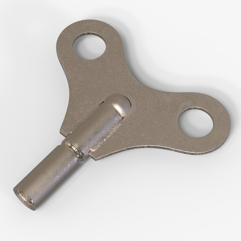 Windup key clock 3D TurboSquid 1280695