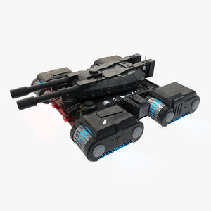 concepts combat tank 3D model