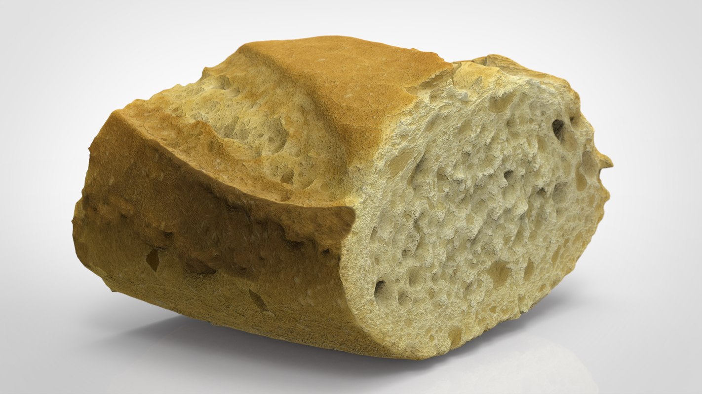 3d simulation bread