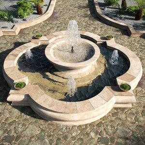 water fountain 3D