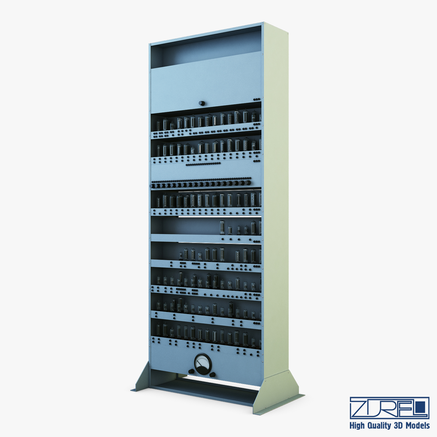 3d Vacuum Tube Computer V Model Turbosquid 1280993