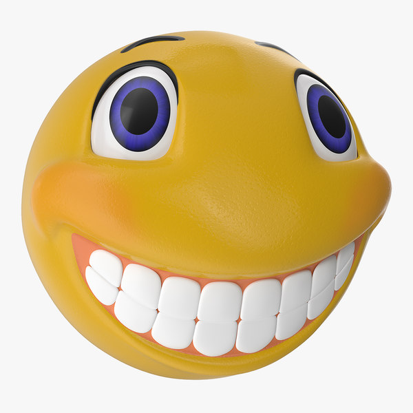 Smiley Face 3d Model Turbosquid