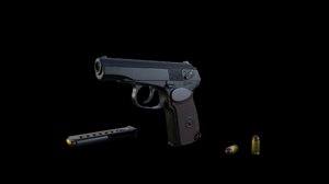 3D makarov pistol