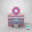cartoon donuts shop 3D model