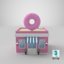 cartoon donuts shop 3D model