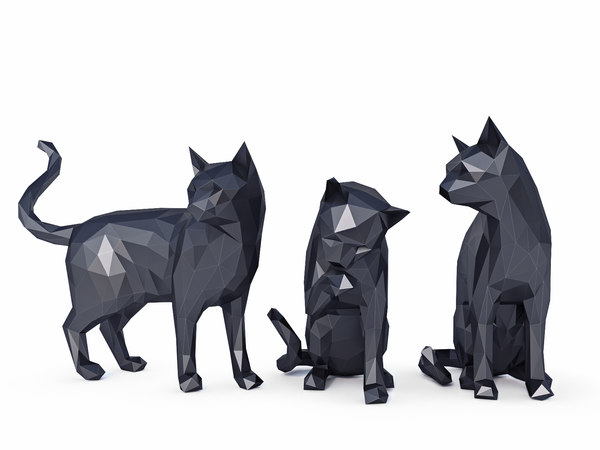 3d Cats Model Turbosquid