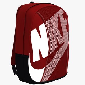 red black backbag bag 3D model