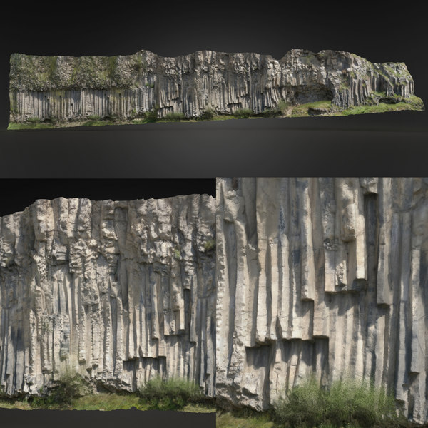 rock scanned 3D model