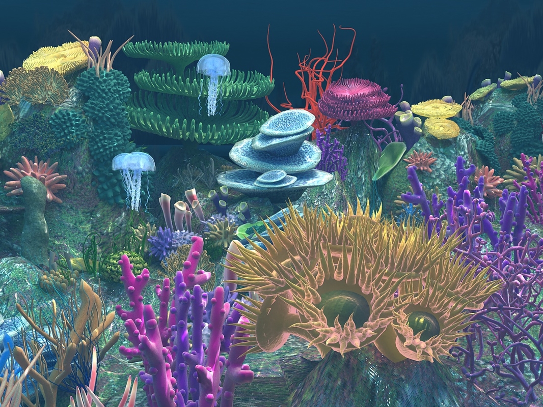 3D underwater scene - TurboSquid 1281860