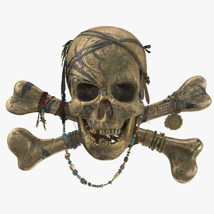 pirate skull model