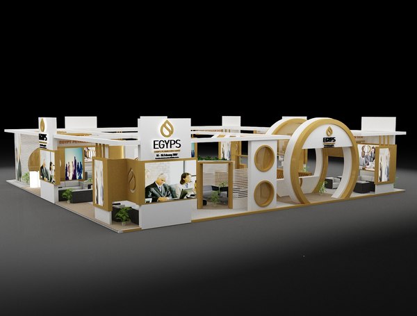 Exhibition Stall Design 3d Model Free Download