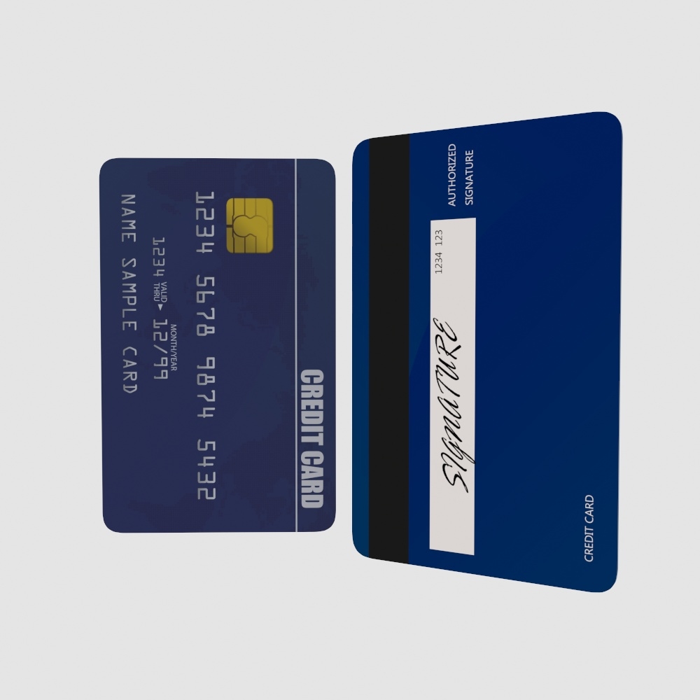 3d credit card