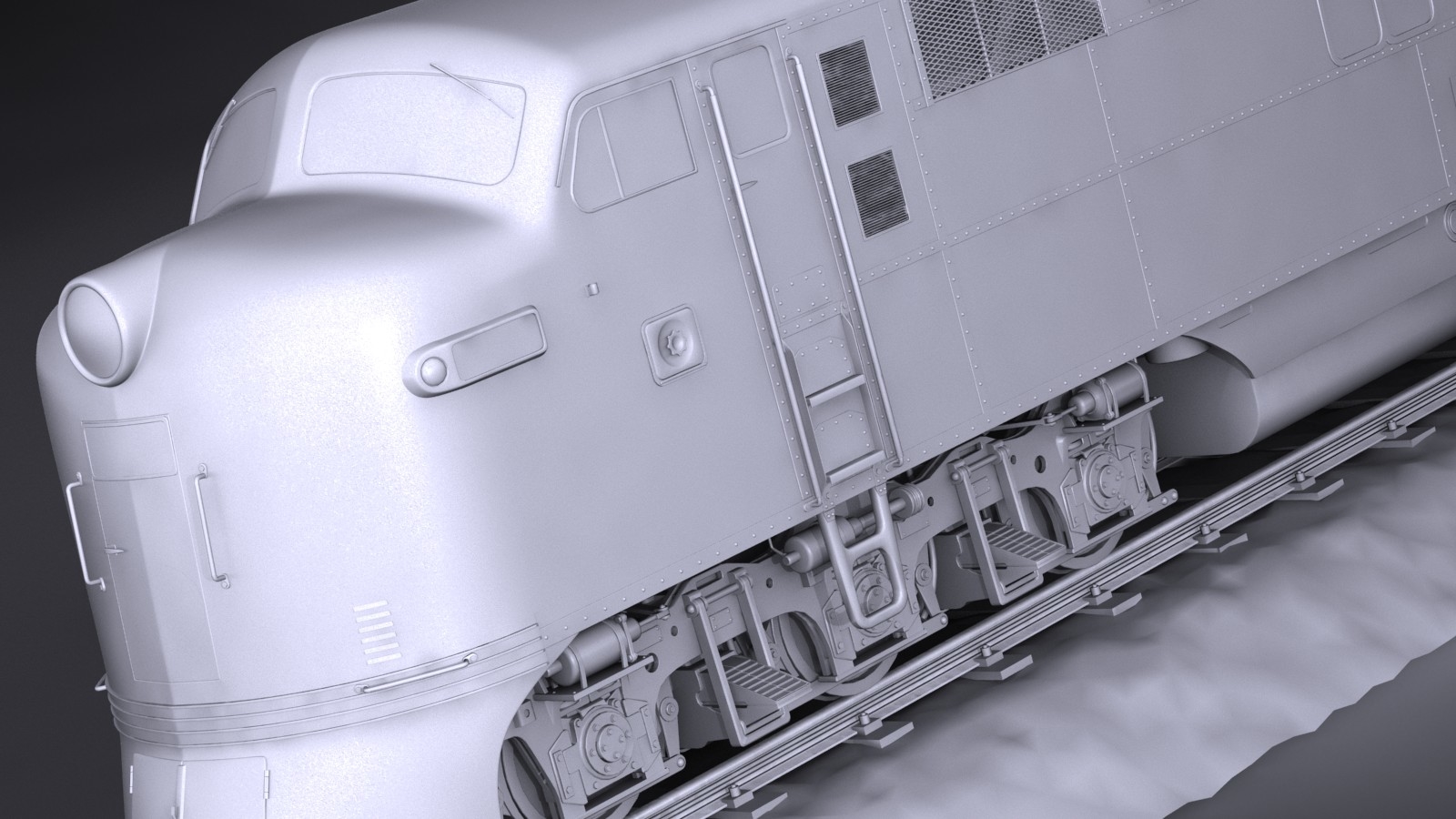 emd e7 nycrr火车3d模型 turbosquid 1281932