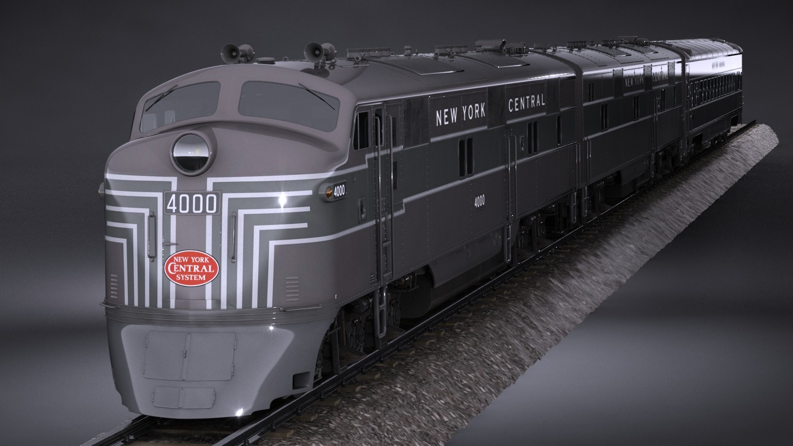 emd e7 nycrr火车3d模型 turbosquid 1281932