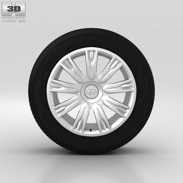 hyundai wheel 3D model