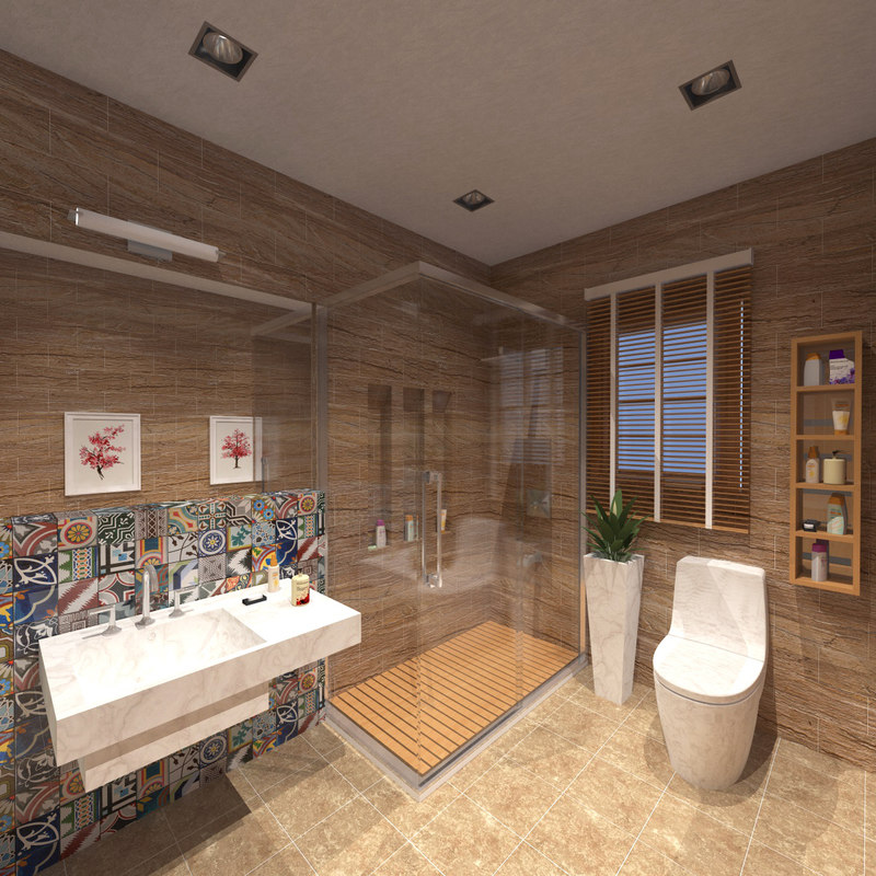 Badezimmer 2 3d Modell Turbosquid 1282019