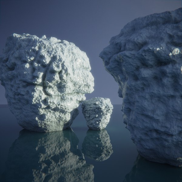 3d冰川模型