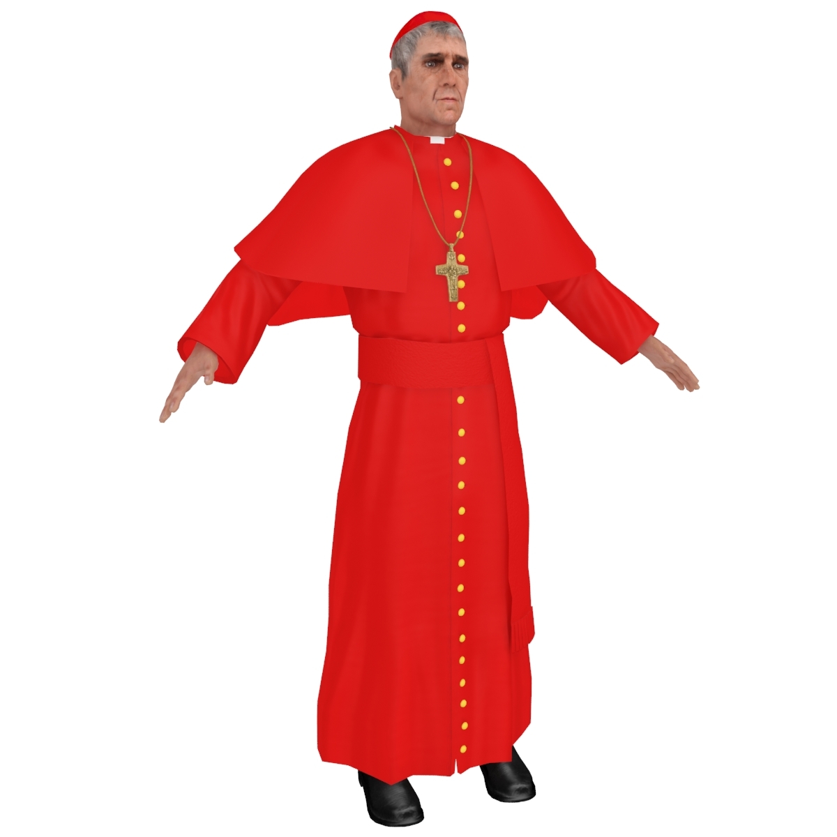 Cardinal priest 3D - TurboSquid 1282172