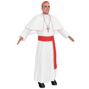 cardinal priest 3D model
